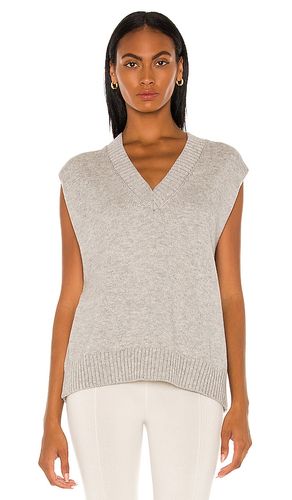 Oversized Sweater Vest in Grey. - size M (also in S, XS) - L'Academie - Modalova