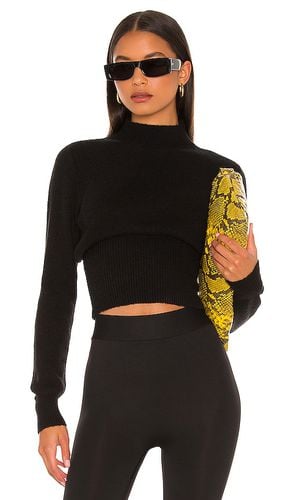 Missie Mock Neck in . - size L (also in M, S) - L'Academie - Modalova