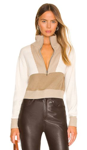 Cheshire Half Zip Sweater in Beige. - size M (also in S) - L'Academie - Modalova