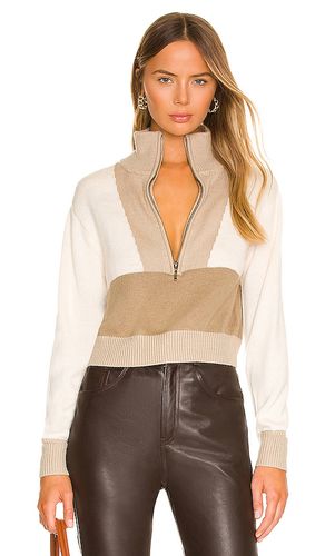 Cheshire Half Zip Sweater in Beige. - size M (also in XS) - L'Academie - Modalova