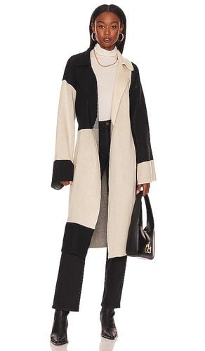 Jaren Color Block Long Cardigan in ,White. - size L (also in M, S, XL, XS) - L'Academie - Modalova