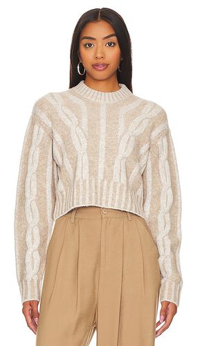 Calah Cropped Cable Crew in . Size M, S, XL, XS - L'Academie - Modalova