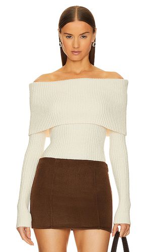Namir Off Shoulder Sweater in . Size M, S, XS - L'Academie - Modalova