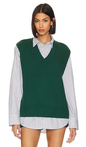 Oversized Sweater Vest in Green. - size S (also in XL) - L'Academie - Modalova