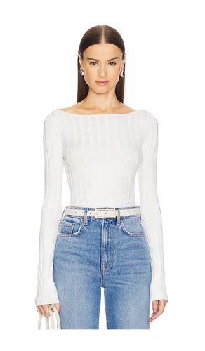 By Marianna Kayce Long Sleeve Rib Top in . - size L (also in M, S, XL, XS) - L'Academie - Modalova