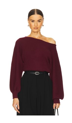 By Marianna Indre Sweater in Burgundy. - size L (also in S) - L'Academie - Modalova