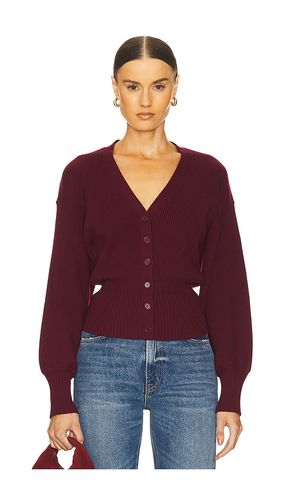 By Marianna Monnie Knit Cardigan in Burgundy. - size L (also in M, XL) - L'Academie - Modalova