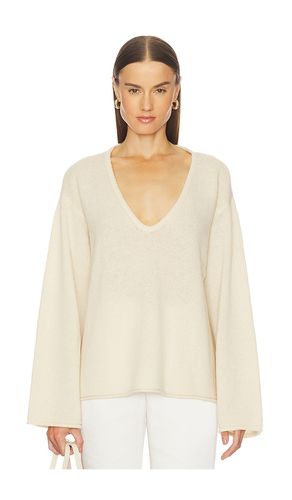 Brenne Neck Sweater in Ivory. - size L (also in XL) - L'Academie - Modalova