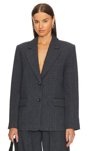 The oversized plaid blazer en color gris talla L en - Grey. Talla L (también en M, S, XL) - L'Academie - Modalova