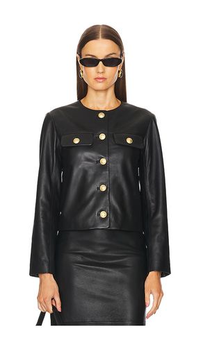 By Marianna Barb Leather Jacket in . Taglia M, S, XL, XS, XXS - L'Academie - Modalova