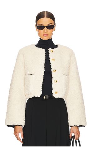 By Marianna Pauchet Reversible Faux Sherpa Jacket in ,White. - size L (also in M, S, XL, XS) - L'Academie - Modalova