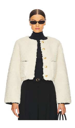 By Marianna Pauchet Reversible Faux Sherpa Jacket in ,White. - size L (also in M, S, XL, XS, XXS) - L'Academie - Modalova