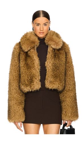 By Marianna Savoie Faux Fur Jacket in . - size L (also in S) - L'Academie - Modalova