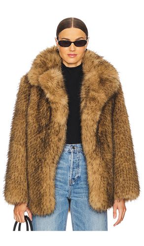 Gamine Faux Fur Jacket in . Size M, S - L'Academie - Modalova