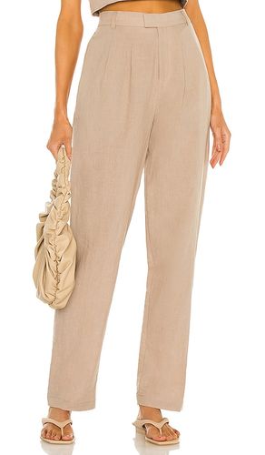 The Alaina Pant in Beige. - size L (also in XS, XXS) - L'Academie - Modalova
