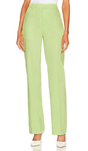 Pantalón con trabillas ailill en color verde talla L en - Green. Talla L (también en S) - L'Academie - Modalova