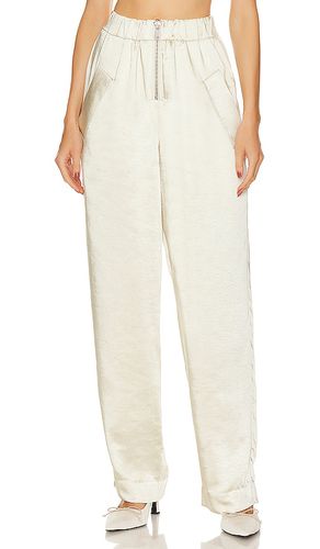 Pantalón sadia en color ivory talla M en - Ivory. Talla M (también en S) - L'Academie - Modalova