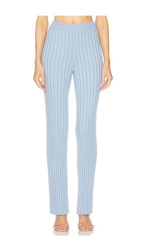 By Marianna Sereph Rib Pants in Blue. - size M (also in XL) - L'Academie - Modalova
