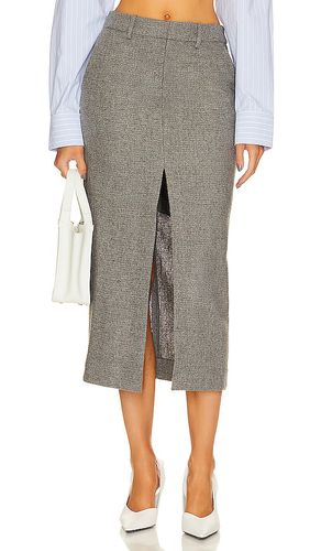 Falda kit en color gris talla L en - Grey. Talla L (también en M, XS) - L'Academie - Modalova
