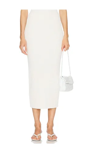 Ramina Midi Knit Skirt in . - size M (also in L) - L'Academie - Modalova