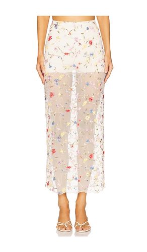 By Marianna Loreen Midi Skirt in Cream. - size L (also in S, XL) - L'Academie - Modalova
