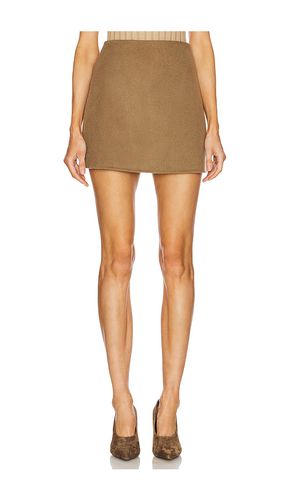 By Marianna Milly Wool Mini Skirt in Olive. - size L (also in M, S) - L'Academie - Modalova