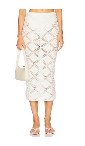 By Marianna Baileigh Midi Skirt in Ivory. - size L (also in M, S, XL, XS, XXS) - L'Academie - Modalova