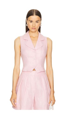 By Marianna Carinne Vest Top in Blush. - size L (also in M, S, XL) - L'Academie - Modalova