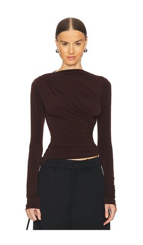 By Marianna Tullah Top in Chocolate. - size L (also in M, S, XL, XS, XXS) - L'Academie - Modalova