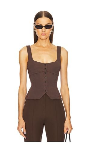 By Marianna Evonne Top in Chocolate. - size L (also in M, S, XL, XS) - L'Academie - Modalova