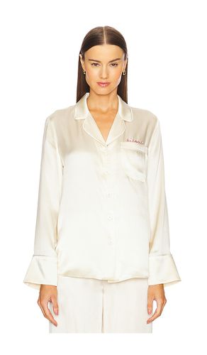 By Marianna Tay Silk Pajama Top in . - size L (also in M, S, XL, XS) - L'Academie - Modalova