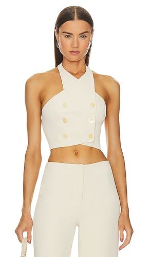 Delphi Halter Top in Cream. - size L (also in M, XL) - L'Academie - Modalova