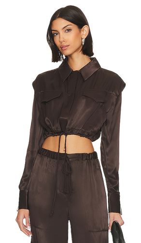 Jace Blouse in Chocolate. - size M (also in S) - L'Academie - Modalova