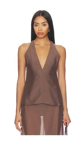 Cecille Top in Brown. - size XS (also in S, M, L) - L'Academie - Modalova
