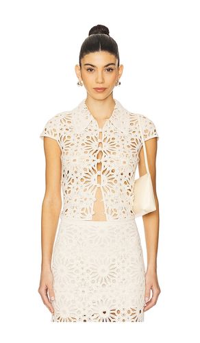 By Marianna Shay Top in Cream. - size L (also in M, S, XL) - L'Academie - Modalova