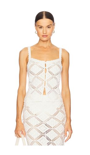 By Marianna Baileigh Knit Top in Ivory. - size L (also in M, S, XL, XS) - L'Academie - Modalova