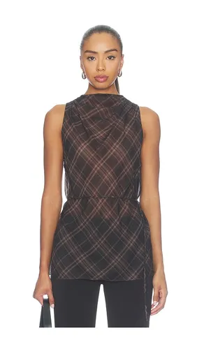 Albany Top in Brown. - size M (also in S, XL, XS) - L'Academie - Modalova