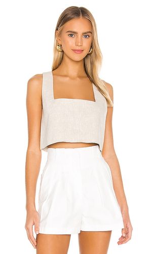 The Rochelle Crop Top in Taupe. - size XL (also in XS) - L'Academie - Modalova