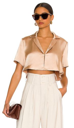 Freja top en color neutral metálico talla L en - Metallic Neutral. Talla L (también en M, S, XL, XS) - L'Academie - Modalova