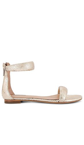 Amy Sandal in Metallic Gold. - size 36 (also in 37) - Lola Cruz - Modalova