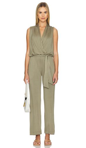 Haven Wrap Front Jumpsuit in Sage. - size M (also in S, XL/1X) - LA Made - Modalova