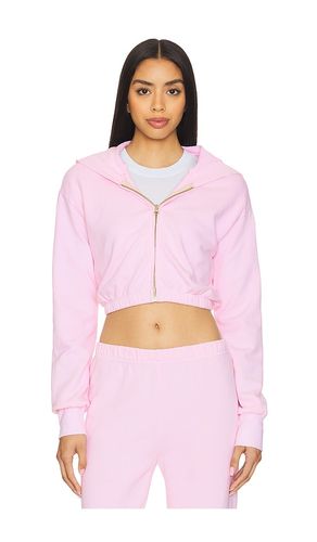 Sudadera corta con cremallera en color rosado talla L en - Pink. Talla L (también en M, S, XL, XS) - LA Made - Modalova
