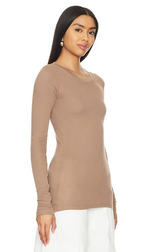 Long Sleeve Thermal Tee in Brown. - size M (also in L, S, XS) - LA Made - Modalova