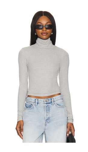 Felix Crop Turtle Neck in Light Grey. - size L (also in M, S, XL, XS) - LA Made - Modalova