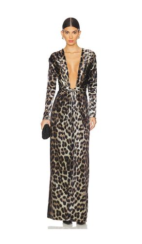 Amanda Maxi Dress in Brown. - size L (also in S) - Leslie Amon - Modalova