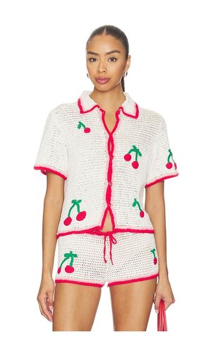 Ruby Crochet Shirt in . Size S. Also in XL, XS - Leslie Amon - Modalova