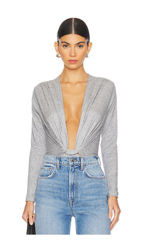 Amanda Bodysuit in Grey. - size L (also in M, S, XL, XS) - Leslie Amon - Modalova