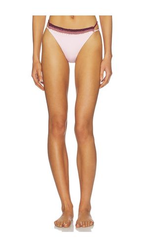 Garis Trim Bikini Bottom in Pink. - size S (also in XL) - Leslie Amon - Modalova