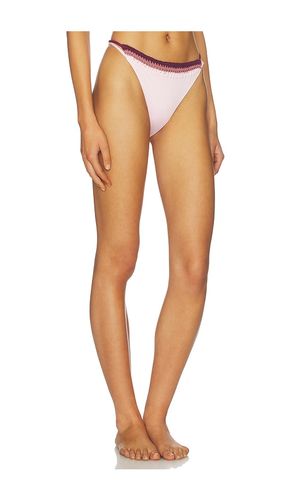 Garis Trim Bikini Bottom in Pink. - size L (also in S, XL, XS) - Leslie Amon - Modalova