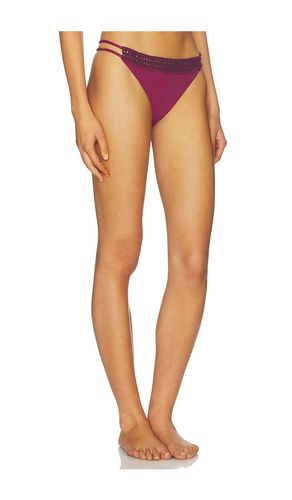 Garis Trim Bikini Bottom in Burgundy. - size M (also in S) - Leslie Amon - Modalova